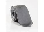 Krawatte MONTI RAUL, Herren, grau, Seide, Krawatten, aus reiner Seide mit edler Twill-Struktur – 7 cm breit