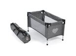 Puppenbett CHIC2000 Puppen-Reisebett, grau (jeans grau), Puppenmöbel, KinderB:31cm H:32cm T:54cm, Stahl, Stoff, mit Stoff-Tragetasche, B:31cm H:32cm T:54cm