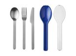 Besteck-Set MEPAL Besteck-Set Ellipse, blau (vivid blau), Essbesteck-Sets