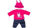 Puppenkleidung BAYER Obert/Hose Hase, pink, Puppenkleidung, Kinder