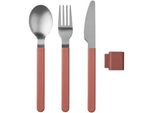 Besteck-Set MEPAL Besteck-Set Silueta, bunt (vivid mauve), Essbesteck-Sets