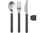 Besteck-Set MEPAL Besteck-Set Silueta, schwarz (nordic schwarz), Essbesteck-Sets