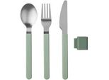 Besteck-Set MEPAL Besteck-Set Silueta, grün (nordic sage), Essbesteck-Sets