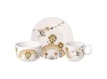 Kindergeschirr-Set VILLEROY & BOCH Kindergeschirr Set Roar like a Lion 3er Set bunt, bunt, 3 tlg., Porzellan, Geschirr-Sets