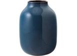Dekovase Vase Lave Home ¿ 22 cm blau, blau, LIKE. BY VILLEROY & BOCH, Vasen
