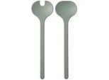 Besteck-Set MEPAL Salatbesteck Silueta, grün (nordic sage), Essbesteck-Sets