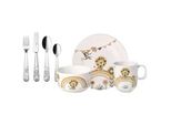 Kindergeschirr-Set VILLEROY & BOCH Kindergeschirr Set Roar like a Lion 7er Set bunt, bunt, 7 tlg., Porzellan, Geschirr-Sets