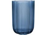 Dekovase VILLEROY & BOCH Vase Fleur 22,5 cm blau, blau, Vasen