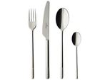Besteck-Set VILLEROY & BOCH Tafelbesteck Ella 24er Set silber, silber, Essbesteck-Sets