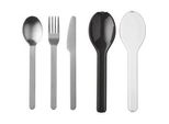 Besteck-Set MEPAL Besteck-Set Ellipse, schwarz (nordic schwarz), Essbesteck-Sets