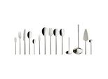 Besteck-Set VILLEROY & BOCH Tafelbesteck Ella 70er Set silber, silber, 70 tlg., Essbesteck-Sets