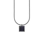 HECHTER PARIS Schmuck Geschenk Silber 925 Halsschmuck Halskette Venezianer Stein mit Onyx oder Tigerauge