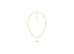 Kette Mit AnhäNger Tommy Hilfiger "Layered", Gelbgoldfarben, Rot, Blau, Weiß, Halsketten, Damen, Edelstahl, L: 45,5 B: 2Mm, B:2Mm