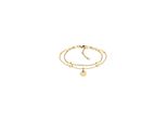 Armkette Tommy Hilfiger "Layered", Gelbgoldfarben, ArmbäNder, Damen, 19Cm, Edelstahl, Armkette, Emaille