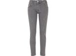 Bequeme Jeans 2Y Premium "2Y Premium Herren 2Y Destroyed Skinny Cropped Denim", Herren, Gr. 31, NormalgrößEn, Grau, 97% Baumwolle, 3% Elasthan, Unifarben, Jeans