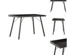 vidaXL Schreibtisch Schwarz 90×50×79 cm - Schreibtische