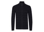 Strickjacke Indicode "Strickjacke Idpaulomo", Herren, Gr. Xxl, Grau (Charcoal Mix), Obermaterial: 100% Baumwolle Co., Strickjacken Strickjacke