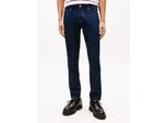 Slim-Fit-Jeans Tommy Jeans "Scanton", Herren, Gr. 38, LäNge 30, Denim Schwarz, Denim/Jeans, Obermaterial: 99% Baumwolle, 1% Elasthan, Unifarben, Slim Fit Lang, Jeans Slim-Fit-Jeans, Slim Fit
