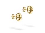 Paar Ohrstecker Liebeskind Berlin "Schmuck Geschenk Edelstahl Ohrringe Organics", Gelbgoldfarben, Ohrringe, Damen, Edelstahl