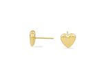 Paar Ohrstecker Copenhagen Studios "Schmuck Geschenk Edelstahl Ohrring Balloon Hearts", Gelbgoldfarben, Ohrringe, Damen, Edelstahl