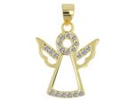 KettenanhäNger Adelia´S "Hochwertiger Schmuck AnhäNger Aus 925 Sterling Silber", Gold, SchmuckanhäNger, Damen, Silber 925 (Sterlingsilber), KettenanhäNger
