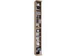 Standregal Vcm "Holz Cd Dvd Stand Aufbewahrung Deko Regal Bigol", Braun (Sonoma, Eiche (SäGerau)), B:21Cm T:20Cm, Regale, Standregal