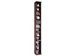 Standregal Vcm "Holz Cd Dvd Stand Aufbewahrung Deko Regal Bigol", Braun (Kern, Nussbaum), B:21Cm T:20Cm, Regale, Standregal