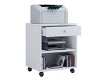 Container Vcm "Holz Rollcontainer BüRocontainer Schublade Salda", Weiß, B:45Cm T:38Cm, Obermaterial: 100% Holz Wood., Rollwagen, Rollcontainer