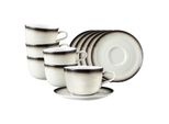 Seltmann Weiden Milchkaffeetassen Mit Untertassen Terra 400 Ml 6Er Set
