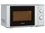 EXQUISIT Mikrowelle MW 900-030G silber, silber (silberfarben), B:43,9cm H:25,8cm T:32,3cm, Mikrowellen, Mikrowelle