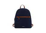 Rucksack EMILY & NOAH Rucksack E&N Jarina, Damen, Gr. B/H/T: 27cm x 31cm x 13cm, blau 500, Polyester, Rucksäcke Rucksack