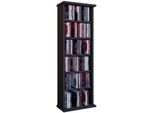 Media-Regal Vcm "Holz Cd Dvd Stand Regal Schrank StäNder Vostan", Schwarz, B:31Cm T:18Cm, Regale
