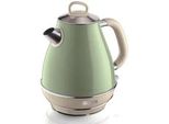 ARIETE Wasserkocher Vintage 2869 grün, grün, B:21cm H:31cm T:21cm, Wasserkocher