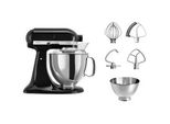 KITCHENAID Küchenmaschine 5KSM175PSEOB ONYX BLACK, schwarz, B:24cm H:36cm T:37cm, Küchenmaschinen, mit Zubehör im Wert von ca. 112,-€ UVP, Küchenmaschine