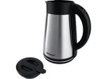 STEBA Wasserkocher WK 31 THERMO, schwarz, B:21,5cm H:27cm T:16cm, Wasserkocher