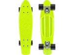 Skateboard STAR-SKATEBOARD, grün (neongrün, schwarz), Skateboards, Kinder, Kicktail