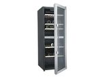HANSEATIC Weinkühlschrank HWC77FCIA, Energieeffizienz: F (A-G), schwarz, B:48cm H:128,5cm T:57,5cm, Weinkühlschränke