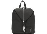 Rucksack SURI FREY Rucksack SFY Romy, Damen, Gr. B/H/T: 25cm x 27cm x 14cm, grau (schwarzgrau 840), PVC, Rucksäcke Rucksack
