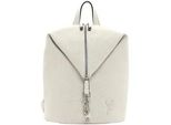 Rucksack SURI FREY Rucksack SFY Romy, Damen, Gr. B/H/T: 25cm x 27cm x 14cm, weiß (ecru 320), PVC, Rucksäcke Rucksack