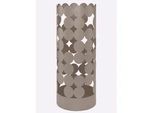 Schirmständer HEINE HOME, taupe, B:19cm H:49cm T:19cm, Eisen, Regenschirmständer, Schirmständer
