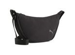 Handtasche PUMA HER 3L Halbrunde Tasche Damen, Damen, Gr. B/H/T: 33cm x 17cm x 10cm onesize, schwarz, Taschen Handtasche