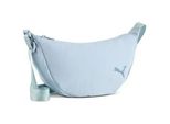 Handtasche PUMA HER 3L Halbrunde Tasche Damen, Damen, Gr. B/H/T: 33cm x 17cm x 10cm onesize, seafoam blau, Taschen Handtasche