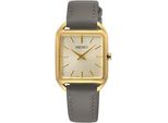 Quarzuhr SEIKO, grau, Armbanduhren, Damen, Quarzuhr, Armbanduhr, Damenuhr, Lederarmband