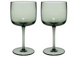 Weinglas Weingläser Like Glass 270 ml 2er Set, grün (sage), 2 tlg., Glas, LIKE. BY VILLEROY & BOCH, Trinkgefäße, Weinglas