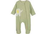 Strampler BLUE SEVEN Blue Seven Strampler, Jungen, Gr. 62, 7510, khaki, 100% Baumwolle, normal, Rundhals, Overalls