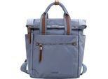 Rucksack EMILY & NOAH Rucksack E&N Esther, Damen, Gr. B/H/T: 25cm x 34cm x 13cm, blau (crystal blau 536), Polyester, Rucksäcke Rucksack