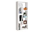 Standregal Vcm "Holz Stand Regal Raumteiler BüCher Standregal Vilo", Weiß, B:36Cm T:15Cm, Regale, Standregal