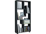 Standregal Vcm "Holz Stand Regal Raumteiler BüCherregal Blina", Schwarz, B:60Cm T:20Cm, Regale, Standregal