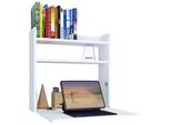 Schreibtisch VCM Holz Hänge Schreibtisch Wandschreibtisch Dralis, weiß, B:60cm T:20cm, Tische, Schreibtisch