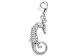 Charm-EinhäNger Jobo "Seepferdchen 20,8 Mm", Silber (Silber 925), Charms, Damen, Silber 925 (Sterlingsilber), 925 Silber Rhodiniert
